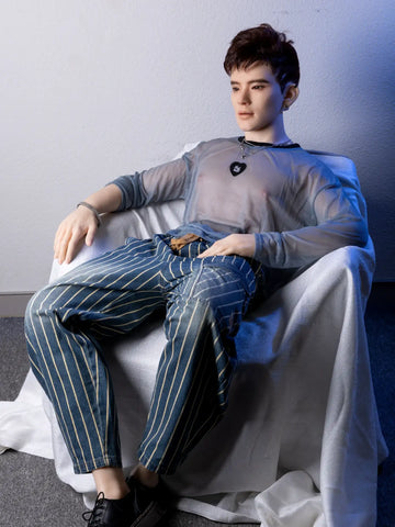 S3321-Silicone Ultra-Realistic Adult Male Sex Doll – Femboy & Gay Doll Collectionshu | Qita Doll 177cm/5ft10 55kg