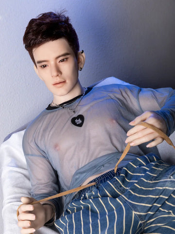 S3321-Silicone Ultra-Realistic Adult Male Sex Doll – Femboy & Gay Doll Collectionshu | Qita Doll 177cm/5ft10 55kg