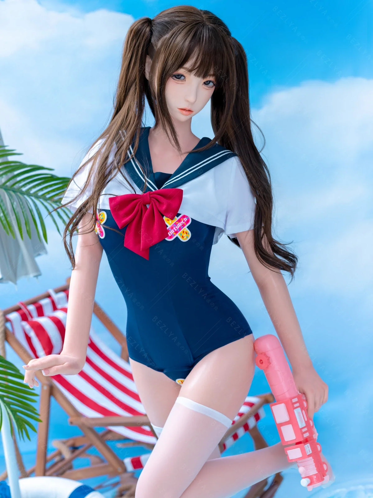 S4082-159cm(5.3ft)-31.5kg 2.2cf B Cup ROS Silicone Asian Adult Chinese flat chest Anime Sex Doll【ChunMoMo】｜AITIA Doll