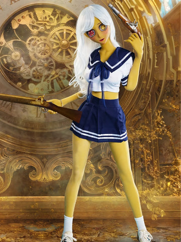 S254-160cm/5ft2-32kg D Cup ELF Fantasy TPE Sexual Hentai Best Alien Sex Doll Head and body together｜Dolls Castle