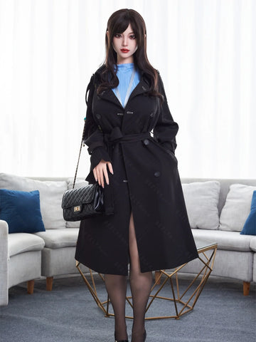S4086-161cm(5.28ft)-32.8kg 2.2 I Cup Asian Real Silicone Japanese Office Lady Sex Doll – Professional Attire Love Doll｜AITIA Doll