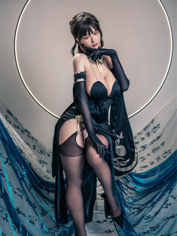 S3450-Ink Moon Sorceress – Silicone Asian Exotic Mini Sex Doll for Men｜Bezlya Doll 155cm(5.12ft)-34.5kg 2.1 I Cup