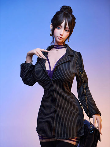S4085-161cm(5.28ft)-32.8kg 2.2 I Cup Asian Real Silicone Japanese Office Lady Sex Doll｜AITIA Doll