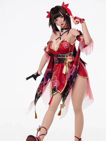 S4083-155Mcm(5.1ft)-38kg 2.2cf E Cup Silicone Japanese Cosplay Sex Doll【ChunMoMo】｜AITIA Doll