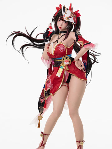 S4083-155Mcm(5.1ft)-38kg 2.2cf E Cup Silicone Japanese Cosplay Sex Doll【ChunMoMo】｜AITIA Doll