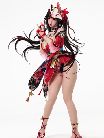 S4083-155Mcm(5.1ft)-38kg 2.2cf E Cup Silicone Japanese Cosplay Sex Doll【ChunMoMo】｜AITIA Doll
