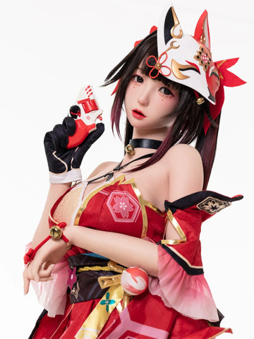 S4083-155Mcm(5.1ft)-38kg 2.2cf E Cup Silicone Japanese Cosplay Sex Doll【ChunMoMo】｜AITIA Doll