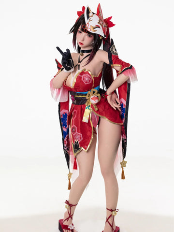 S4083-155Mcm(5.1ft)-38kg 2.2cf E Cup Silicone Japanese Cosplay Sex Doll【ChunMoMo】｜AITIA Doll