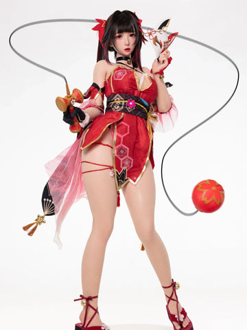 S4083-155Mcm(5.1ft)-38kg 2.2cf E Cup Silicone Japanese Cosplay Sex Doll【ChunMoMo】｜AITIA Doll