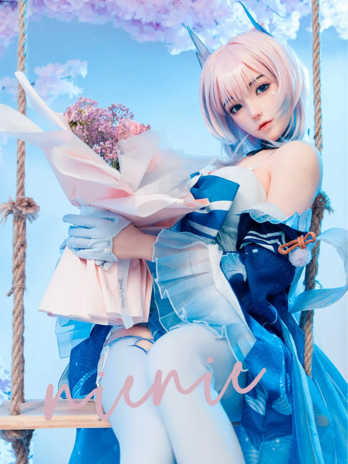 S3449-Robot Silicone Head Adult Asian Chinese Sex Doll｜Bezlya Doll 155Rcm(5.1ft)-37kg 2.0 A Cup