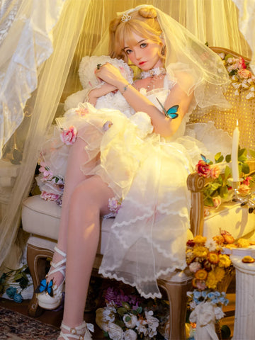 S3447-Robot Silicone Head Adult Asian Sex Doll｜Bezlya Doll 156cm(5.12ft)-29.7kg 2.1 B Cup