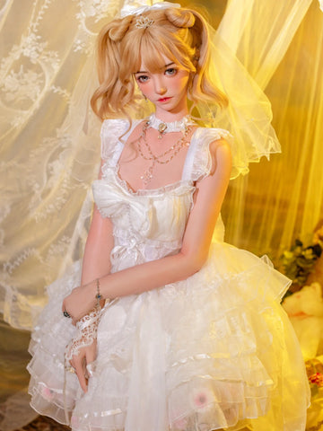 S3447-Robot Silicone Head Adult Asian Sex Doll｜Bezlya Doll 156cm(5.12ft)-29.7kg 2.1 B Cup