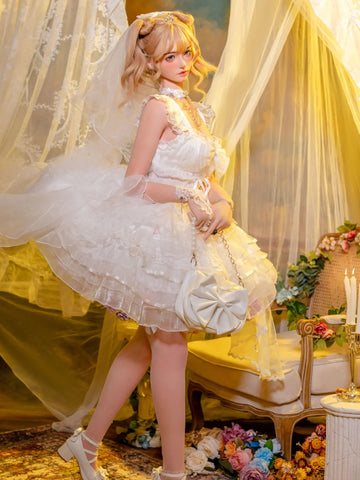 S3447-Robot Silicone Head Adult Asian Sex Doll｜Bezlya Doll 156cm(5.12ft)-29.7kg 2.1 B Cup