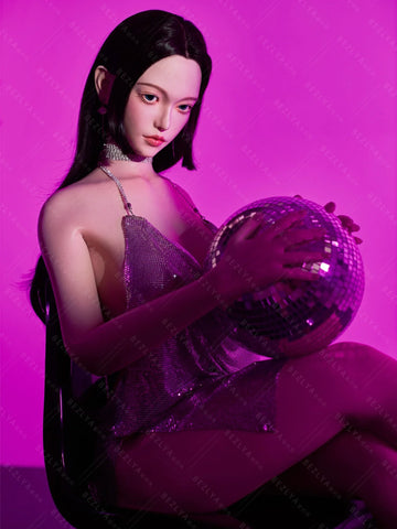 S4075-163cm(5.4ft)-37kg 2.2cf E Cup Mini Japanese Silicone Celebrity Anime Sex Doll Life Size｜AITIA Doll