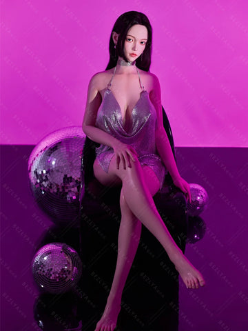 S4075-163cm(5.4ft)-37kg 2.2cf E Cup Mini Japanese Silicone Celebrity Anime Sex Doll Life Size｜AITIA Doll