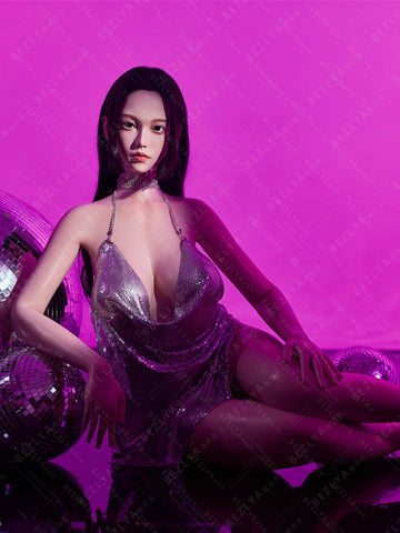 S4075-163cm(5.4ft)-37kg 2.2cf E Cup Mini Japanese Silicone Celebrity Anime Sex Doll Life Size｜AITIA Doll