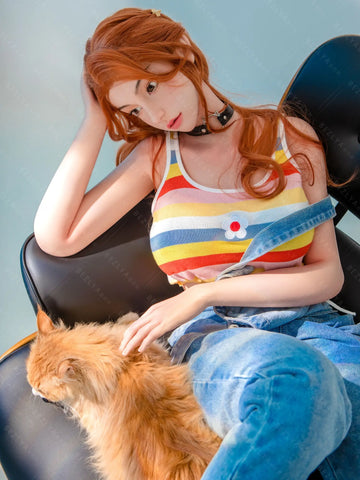 S3440-Asian Real TPE body+silicon head small breast Chinese Sex Doll｜Bezlya Doll 163cm(5.4ft)-35kg 2.1 B Cup