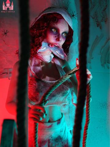 S204-156cm/5ft1-29kg D Cup ELF Fantasy silicon Sexual non removable head Hentai Alien Sex Doll｜Castle Doll