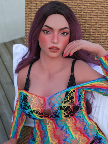 S42-155cm(5ft1)-38kg E Cup Ginny  MILF Silicone Head life size realistic sex doll |Climax Doll Pro