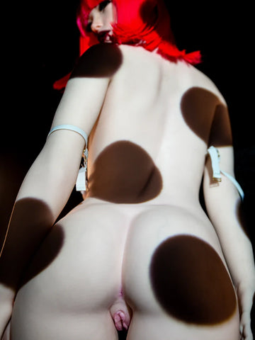 S36-C Cup  Polly Movable Jaw Silicone Head Fit Sex Doll Climax Doll Pro丨157cm(5.15ft)-38kg