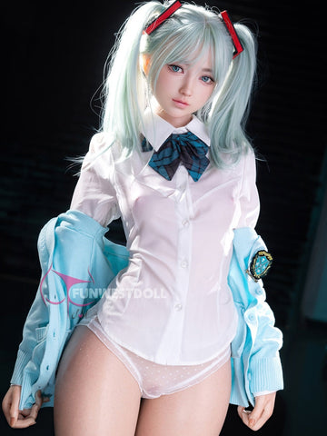 S3932-159cm(5.2ft)-37kg A Cup White Amy Realistic Silicone Sex Doll｜Fun West Doll