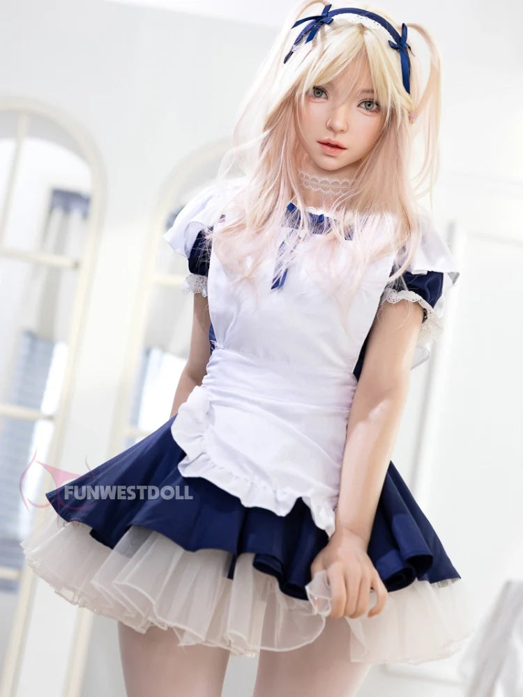 S3911-159cm(5.2ft)-37kg A Cup White Giselle Realistic Silicone Sex Doll | Fun West Doll