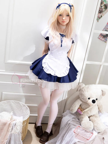 S3911-159cm(5.2ft)-37kg A Cup White Giselle Realistic Silicone Sex Doll | Fun West Doll