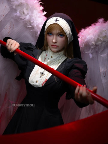 S3909-159cm(5.2ft)-37kg A Cup Halloween Realistic Silicone Sex Doll | Fun West Doll