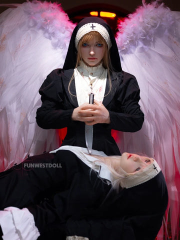 S3909-159cm(5.2ft)-37kg A Cup Halloween Realistic Silicone Sex Doll | Fun West Doll