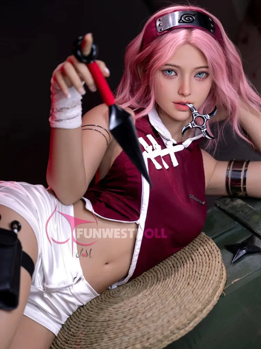 S3954-159cm-37kg A Cup Alice Cosplay Realistic Hot TPE Animated Sex Doll｜Fun West Doll