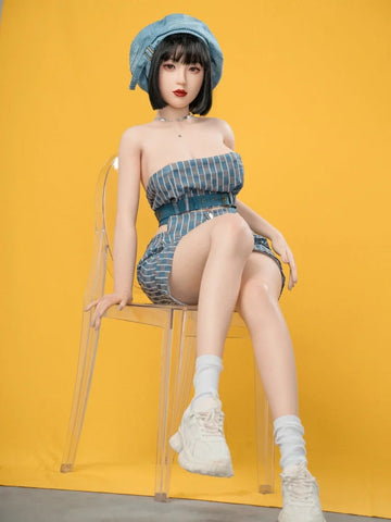 S166-Kyla Big Boobs Short Hair Silicone Sex Doll-165cm/5ft4