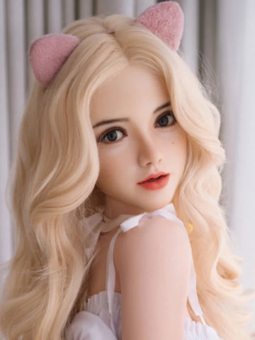 F42 ROS Free Hair Impants  Real Oral Movable Jaw Silicone Sex Doll Head   | SY Doll