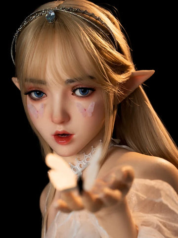 F41 ROS Free Hair Impants  Real Oral Movable Jaw Silicone Sex Doll Head   | SY Doll