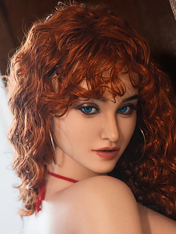 F38 ROS Free Hair Impants  Real Oral Movable Jaw Silicone Sex Doll Head   | SY Doll