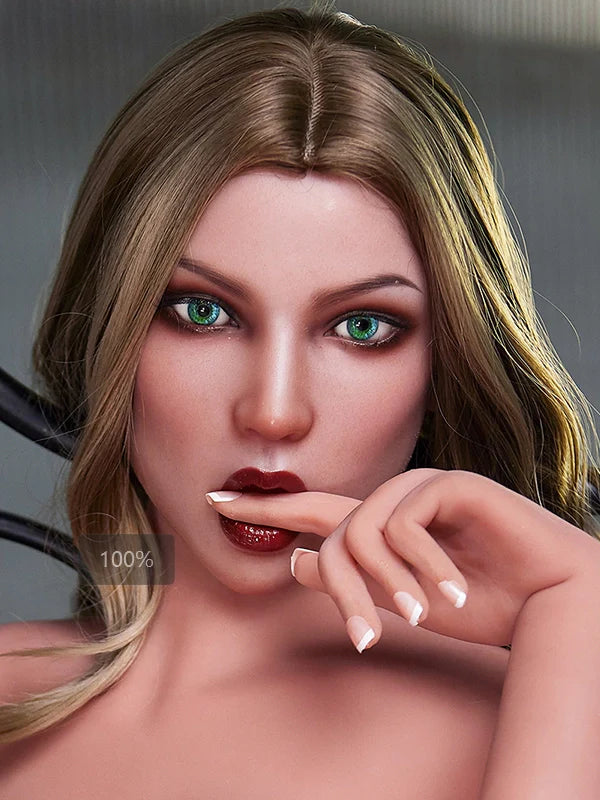 F36 ROS Free Hair Impants  Real Oral Movable Jaw Silicone Sex Doll Head   | SY Doll