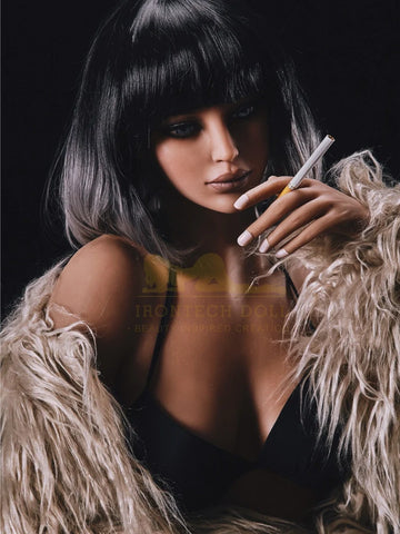 S1363-Emily Black Sex Doll｜Irontech Doll-168cm(5.5ft) D Cup