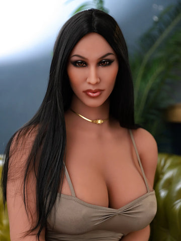 S3496-Black TPE Celebrity BBW Big Ass Sex Doll For Men | 6YE 157cm/5ft1 E Cup