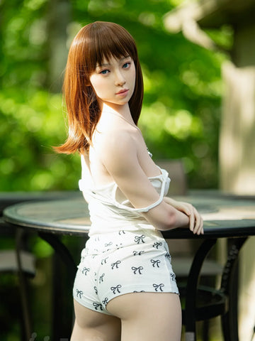S4269—156cm/5ft2-26kg Aki B Cup Premium Japanese ROS Silicone Robot Sex Doll【weight loss】 | Jiusheng Doll
