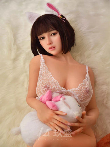 S4255— Emiko 150cm/4ft9 31kg Asian Chubby School Girl D-Cup BBW Sex Doll
