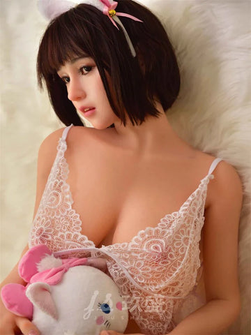 S4255— Emiko 150cm/4ft9 31kg Asian Chubby School Girl D-Cup BBW Sex Doll