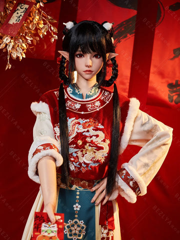 S4058-163Mcm(5.4ft)-37kg 2.2cf E Cup Silicone Chinese Sex Dol Roleplay Love Doll｜AITIA Doll