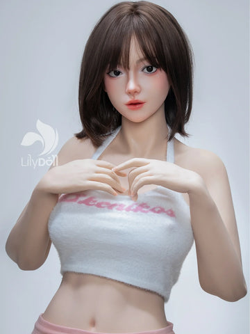 S4155—168cm/5ft5-41kg F Cup TPE Body + Silicone Head Sex Doll | LilyDoll