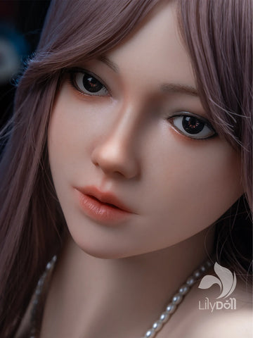 S4154—168cm/5ft5-41kg F Cup TPE Body + Silicone Head Japanese Sex Doll | LilyDoll