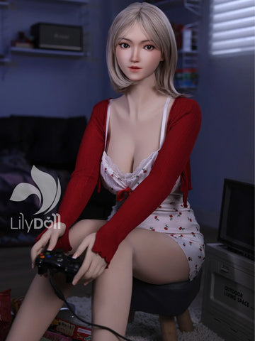 S4153K—168cm/5ft5-41kg F Cup TPE Body + Silicone Head Japanese Young Sex Doll 【IN STOCK USA】| LilyDoll