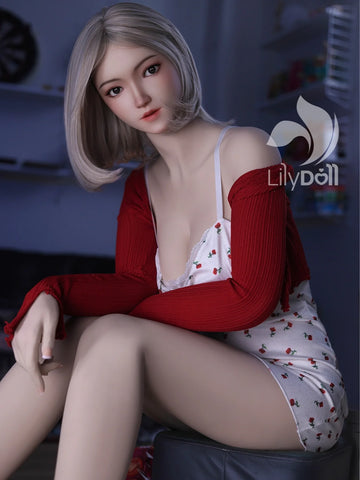 S4153—168cm/5ft5-41kg F Cup TPE Body + Silicone Head Japanese Young Sex Doll | LilyDoll