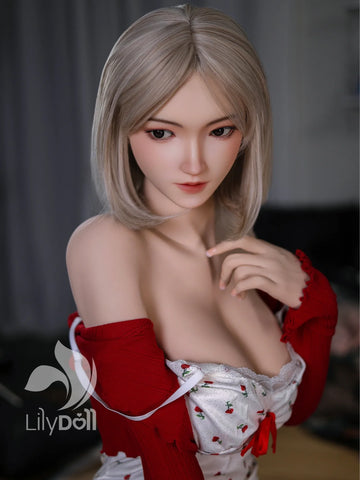 S4153—168cm/5ft5-41kg F Cup TPE Body + Silicone Head Japanese Young Sex Doll | LilyDoll
