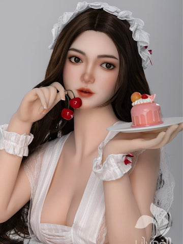 S4151—158cm/5ft2-34kg D Cup TPE Body + Silicone Head Asian Dessert Maid Sex Doll | LilyDoll