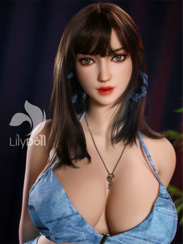 S4147—157cm/5ft2-54kg K Cup TPE Body + Silicone Head BBW Fat Sex Doll | LilyDoll