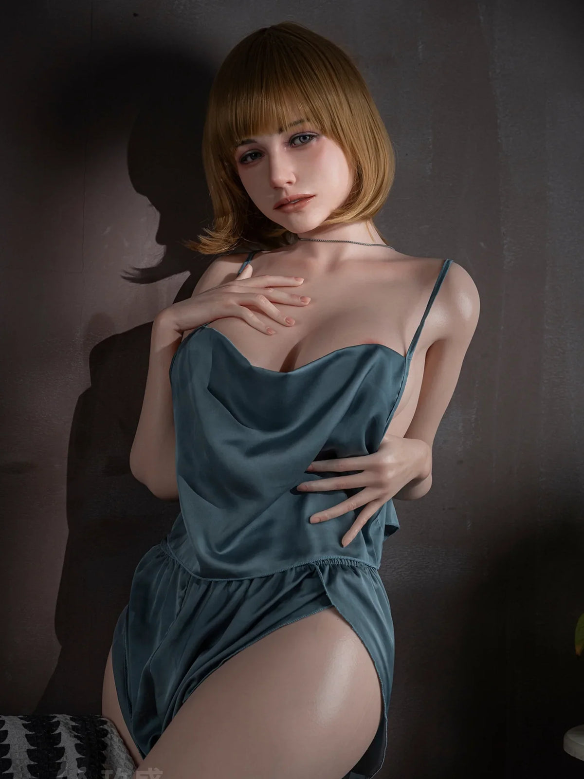 S4266—152cm/4ft11-30.6kg E Cup Silicone Realistic Full Size BBW Sex Doll | Jiusheng Doll