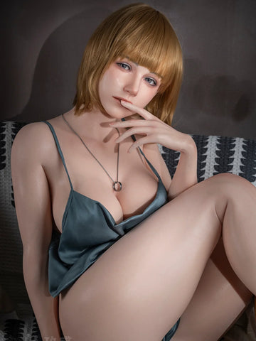 S4266—152cm/4ft11-30.6kg E Cup Silicone Realistic Full Size BBW Sex Doll | Jiusheng Doll